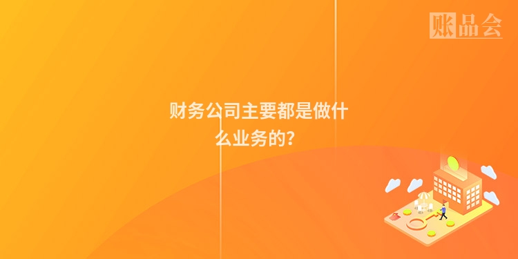 财务公司主要都是做什么业务的？