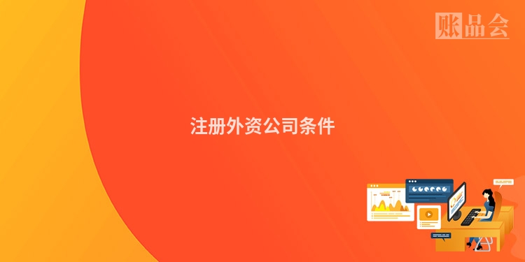 注册外资公司条件