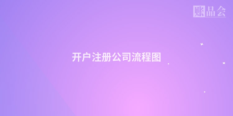 开户注册公司流程图